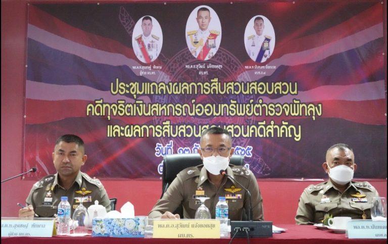 “ผบ.ตร.” พร้อม “พล.ต.ท.สุรเชษฐ์” เปิดปฏิบัติการตรวจยึดทรัพย์ผู้ต้องหา อีกกว่า 309 ล้านบาท สรุปสำนวนคดีทุจริตสหกรณ์พัทลุง ส่ง “อัยการ”
