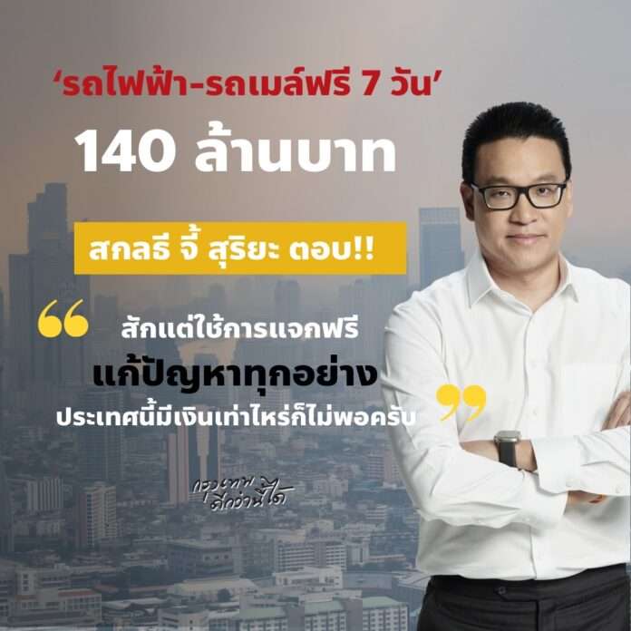 สกลธี จี้ สุริยะตอบ