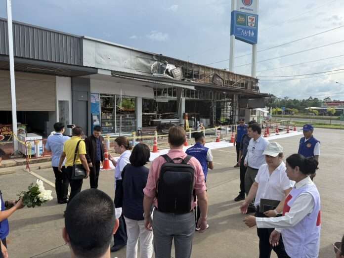 กาชาดสากล ผู้ประสบภัย ปั๊ม