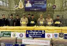 DSI-กองกำลังผาเมืองสกัดยานรก ยึดยาบ้า 10 ล้านเม็ดริมโขงเชียงราย