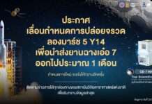 ประกาศเลื่อนกำหนดการปล่อยจรวดลองมาร์ช 5 Y14 ในภารกิจฉางเอ๋อ 7 ออกไปประมาณ 1 เดือน