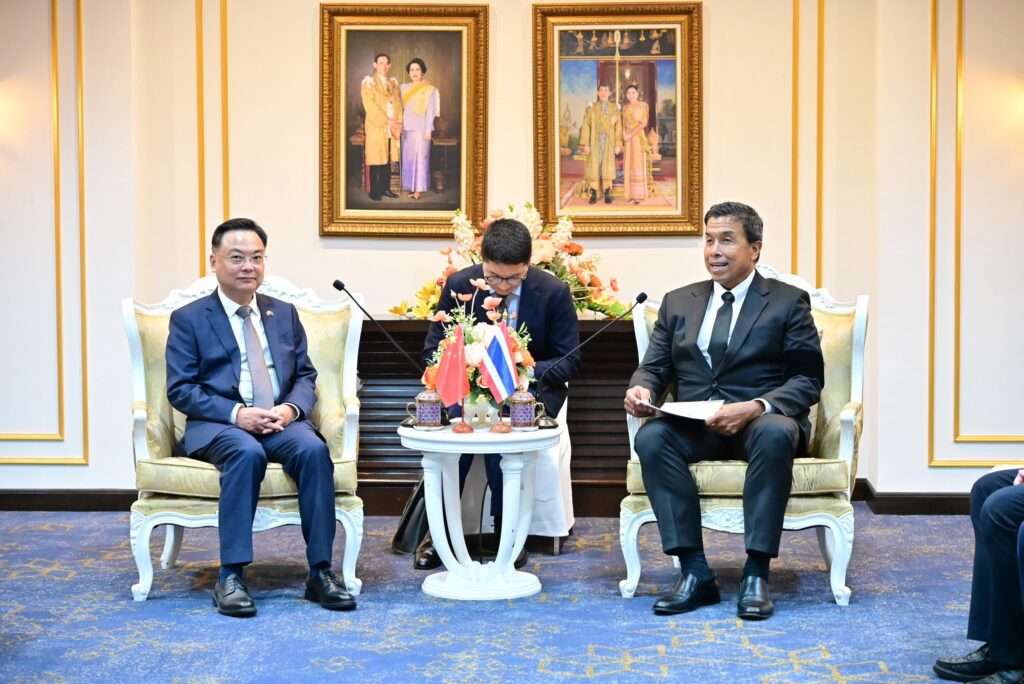 “ชัชชาติ” ต้อนรับเอกอัครราชทูตจีน