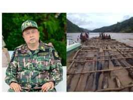 “สุชาติ” สั่งกรมอุทยาน ร่วมทหารพราน ตรวจยึดแพไม้สัก 70 ท่อน ลอยข้ามสาละวิน พร้อมขยายผลให้ถึงขบวนการค้าไม้ข้ามชาติ สุชาติ ชมกลิ่น แพไม้สัก