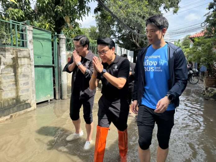 สกลธี น้ำท่วม หลักสี่