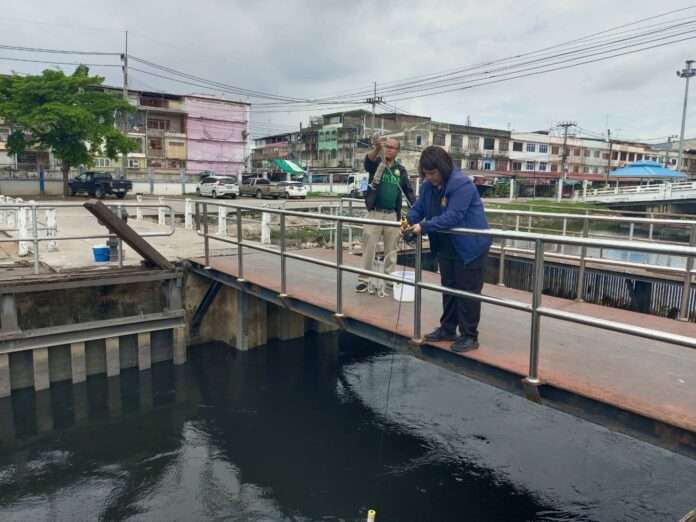 ตรวจวัดน้ำ คลองรังสิต