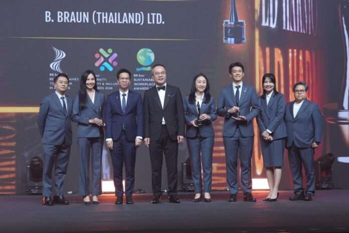 บี. บราวน์ รางวัล องค์กรดีเด่นที่น่าร่วมงานที่สุดในเอเชีย บี. บราวน์ รางวัล องค์กรดีเด่นที่น่าร่วมงานที่สุดในเอเชีย